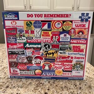White Mountain Puzzles Do You Remember 1000 Piece Jigsaw Puzzle Charlie Girard
